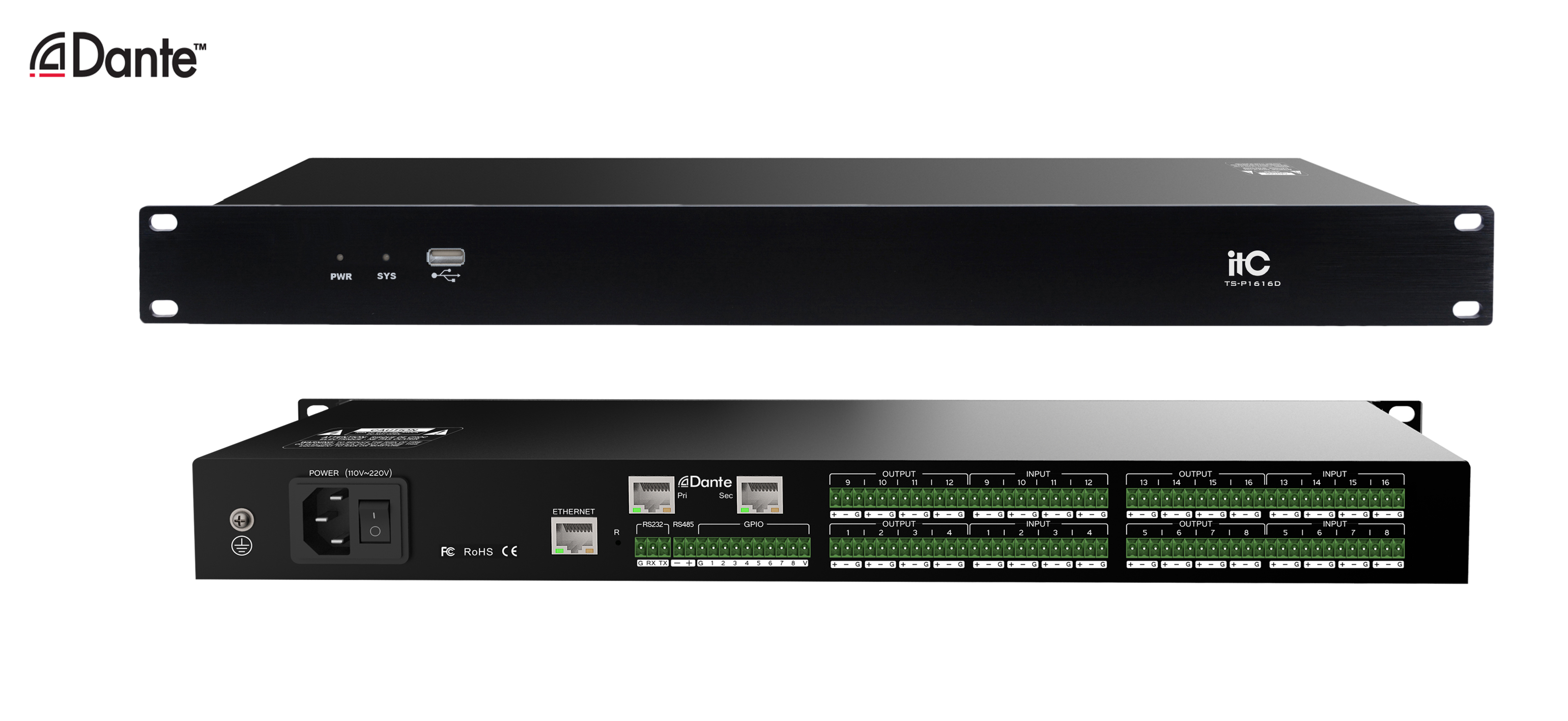 Matig Onderzoek pindas TS-P1616D 16 Input and 16 Output Digital ( With DANTE Network Transmission Protocol ) Matig Onderzoek pindas TS-P1616D 16 Input and 16 Output Digital ( With DANTE Network Transmission Protocol )