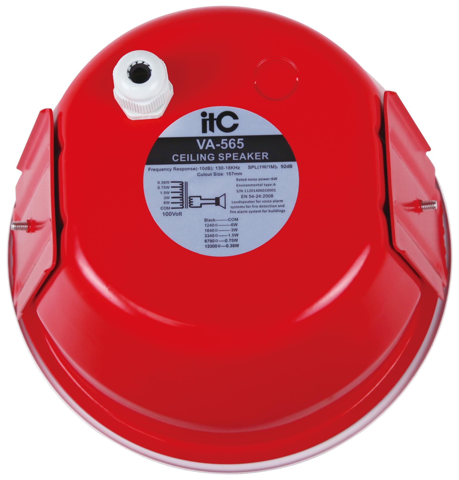 fire rated ceiling speakers