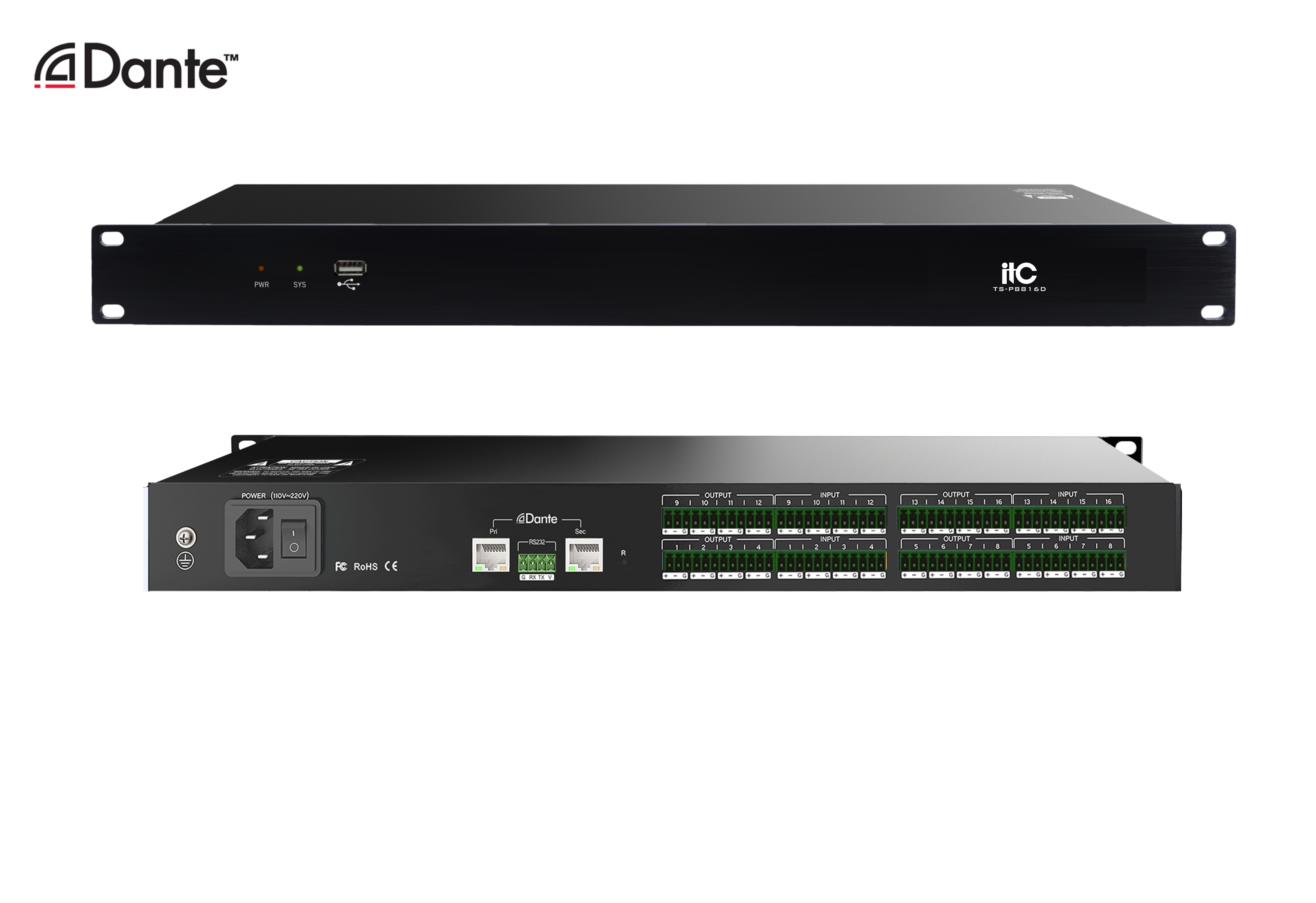 Dante Network Interface Machine Audio Processor